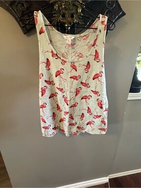 All Tanks 3 for $15!! 🎉 
Joe Fresh Mint Green Flamingo Print Tank Top - Women's